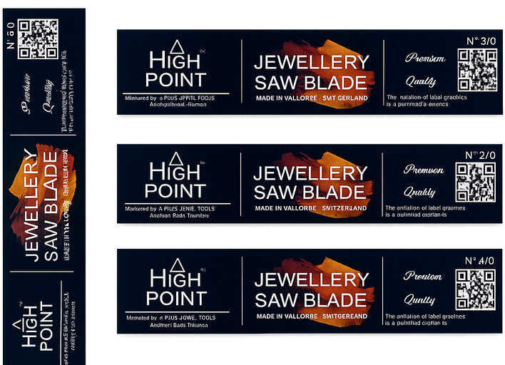 High Point Jewellery Saw Blade packages